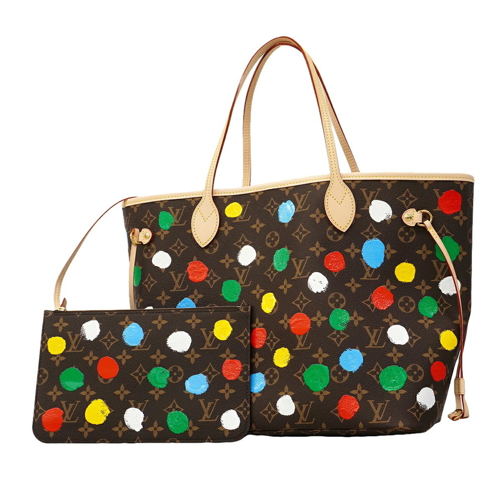 Louis Vuitton Monogram Neverfull MM Tote Bag M46381 Brown Multicolor LV x YK ...